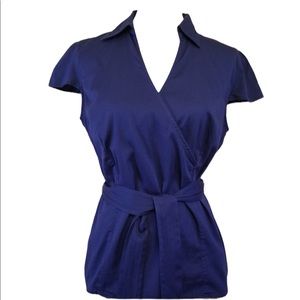 East 5th Royal Blue Women's Blouse, LG